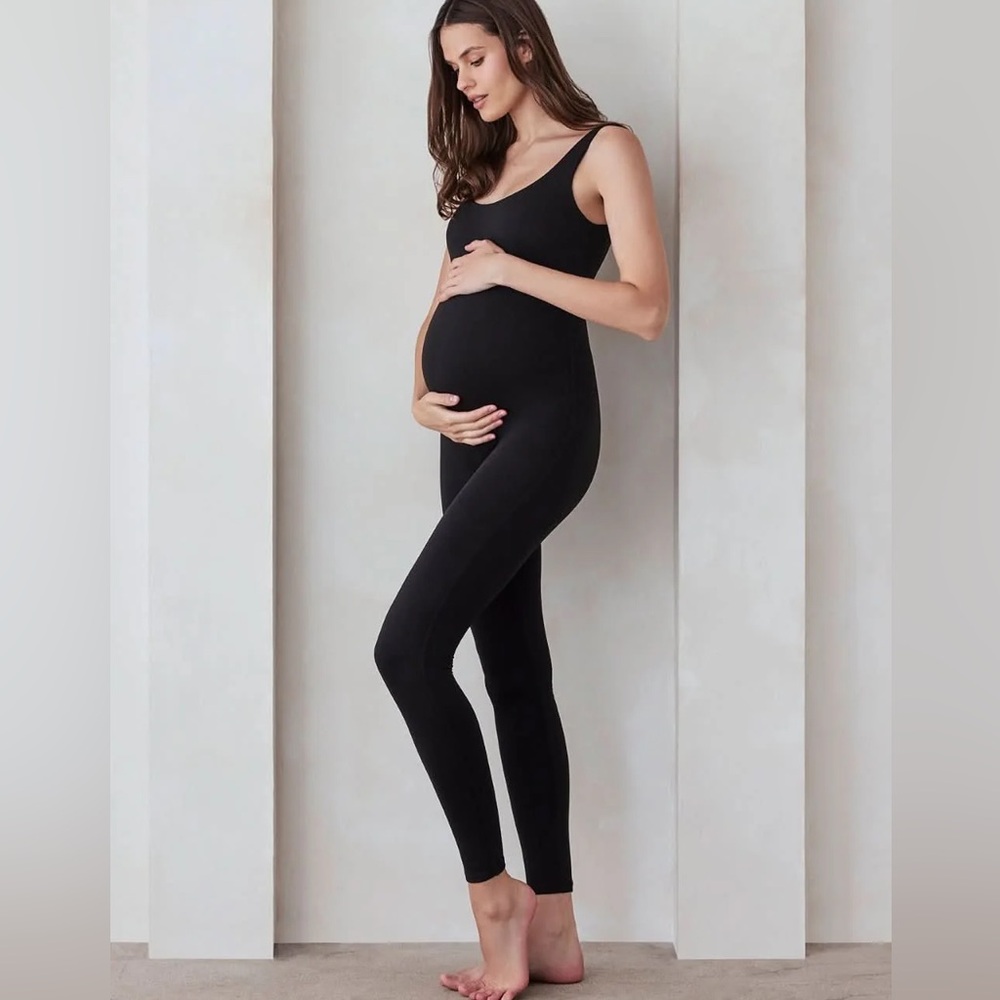 Bumpsuit Maternity Black Sleeveless Jumpsuit